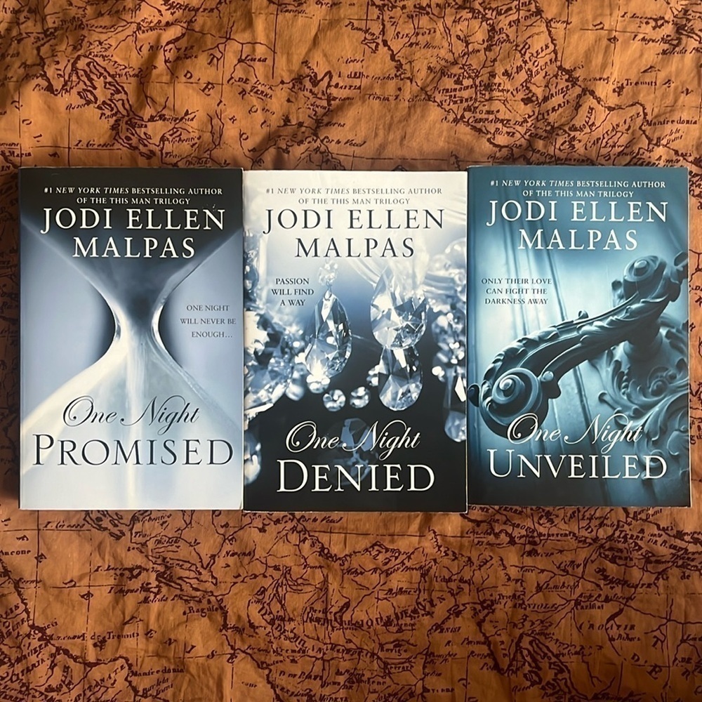 One Night Book Bundle Jodi Ellen Malpas Trilogy Romance Novel Beach Reads